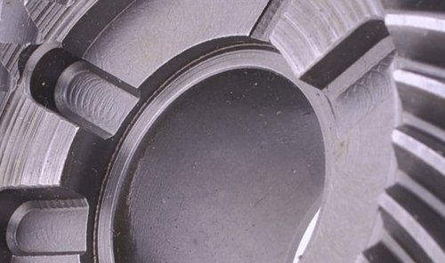 Closeup of a metal part